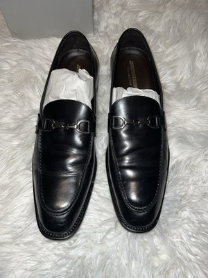 Johnston & Murphy ELLSWORTH BLACK ITALIAN CALFSKIN Loafer 24-6925 Men s 12 M