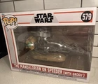Funko Pop! Star Wars: The Mandalorian On Speeder with Grogu #579