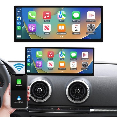 12.3'Wireless Carplay Screen Radio For Audi A3 S3 MIB Stereo Multimedia Navi GPS