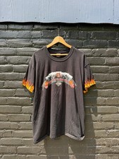 Vintage Harley Davidson Flame Sleeve T-Shirt ...