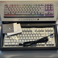 Dell Alienware Tenkeyless Gaming Keyboard - AW420K White