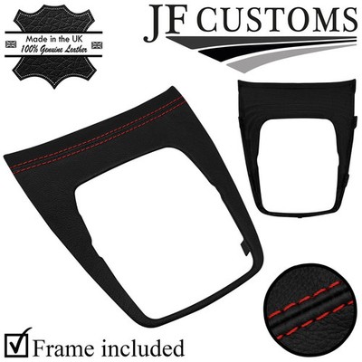 D RED STITCH LEATHER AUTO GEAR SURROUND COVER+FRAME FITS FORD C MAX C-MAX 03-10