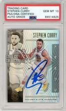 Stephen Curry 2019-20 Panini Illusions Autograph Card #146 PSA/DNA 10