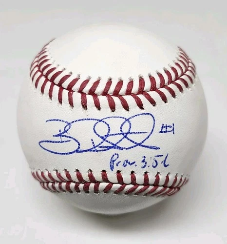 Brian Roberts Signed Autographed Game Used Major League Baseball ORIOLES