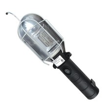 12 Trouble Light Galvanized Metal Cage With Handle Led Bulb Not Included 12 Trouble Light Galvanized Metal Cage With Handle Led Bulb Not Included