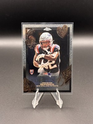 TreVeyon Henderson - 2025 Topps Chrome Football Fortune 15 Rookie - Patriots