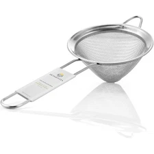 Fine Mesh Strainer Kitchen Sieve 304 Stainless Steel Sifter for Food Liquid