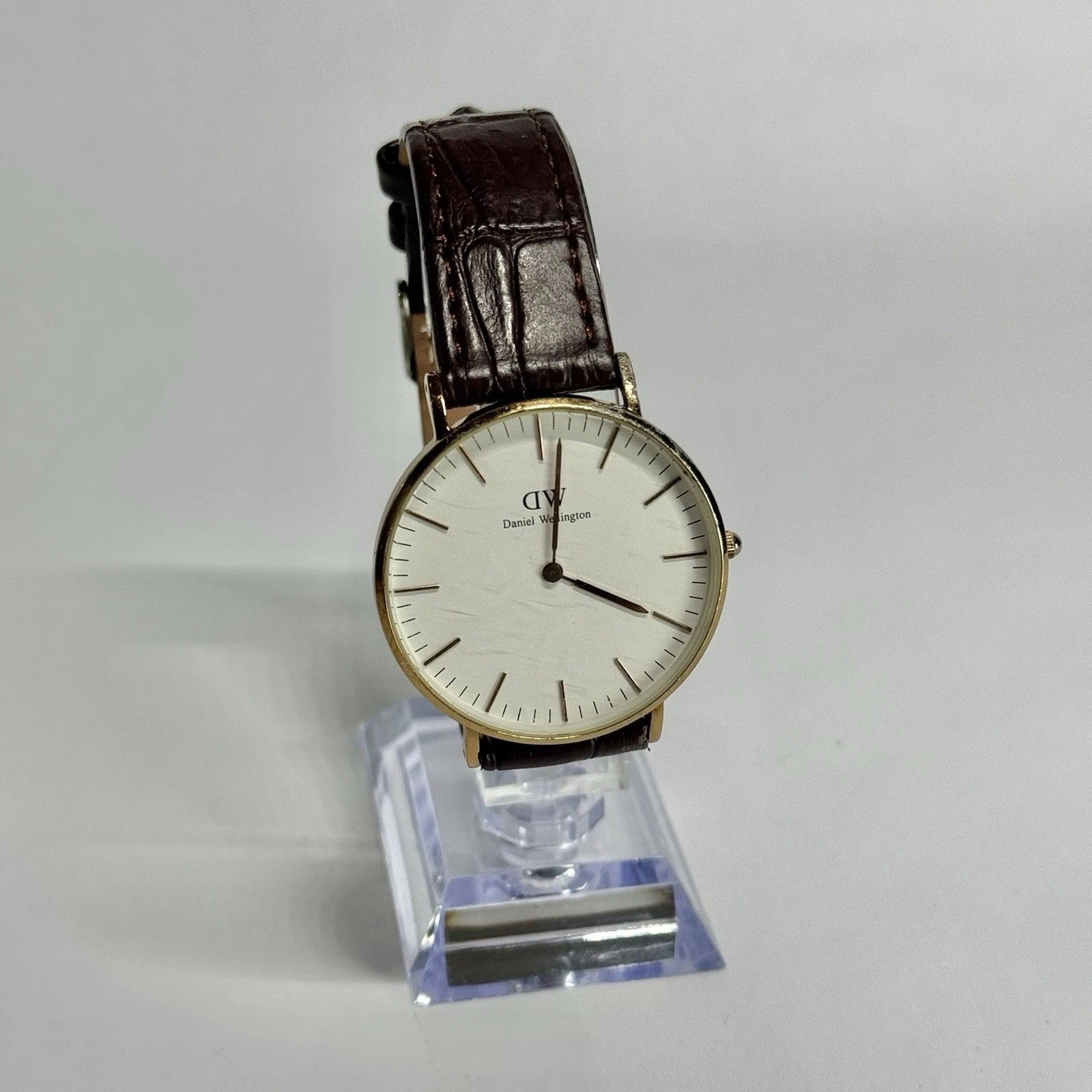 DANIEL WELLINGTON Classic Sheffield Analog Quartz Men Watch W443 *WORKING
