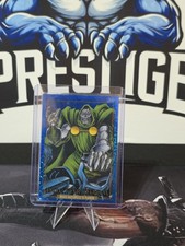 2024 marvel masterpieces 92 platinum Doctor Doom #26 Blue Traxx