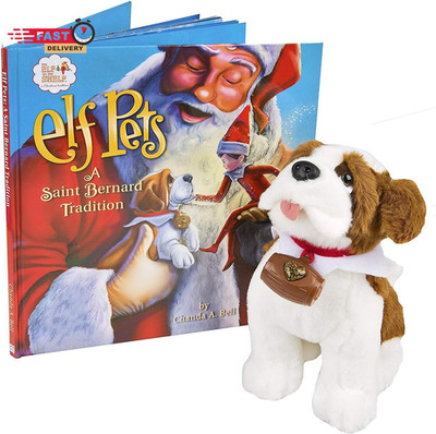 The Elf on the Shelf Elf Pets: a Saint Bernard Tradition