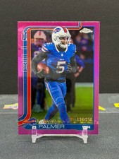 2025 Topps Chrome Football NFL  Joshua Palmer Pink Refractor /250 Buffalo Bills