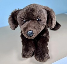 Animal Alley Lab Labrador Dog Chocolate Brown 14  Plush Stuffed Toys R Us 2007