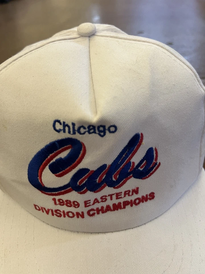 Sombrero vintage 1989 campeones de la Conferencia Este Chicago Cubs Foto 2 de 4