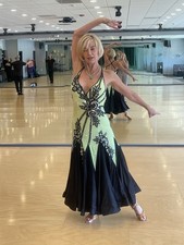 Beautiful Smooth Ballroom Dress For Sale LaNique Original