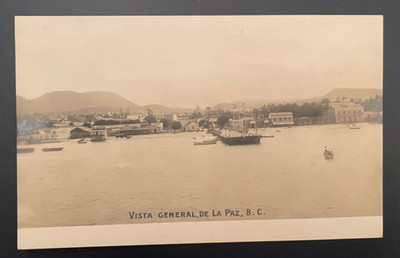 Mexico, Vista General, de La Paz, B. C. Vintage Postcard Real Photo