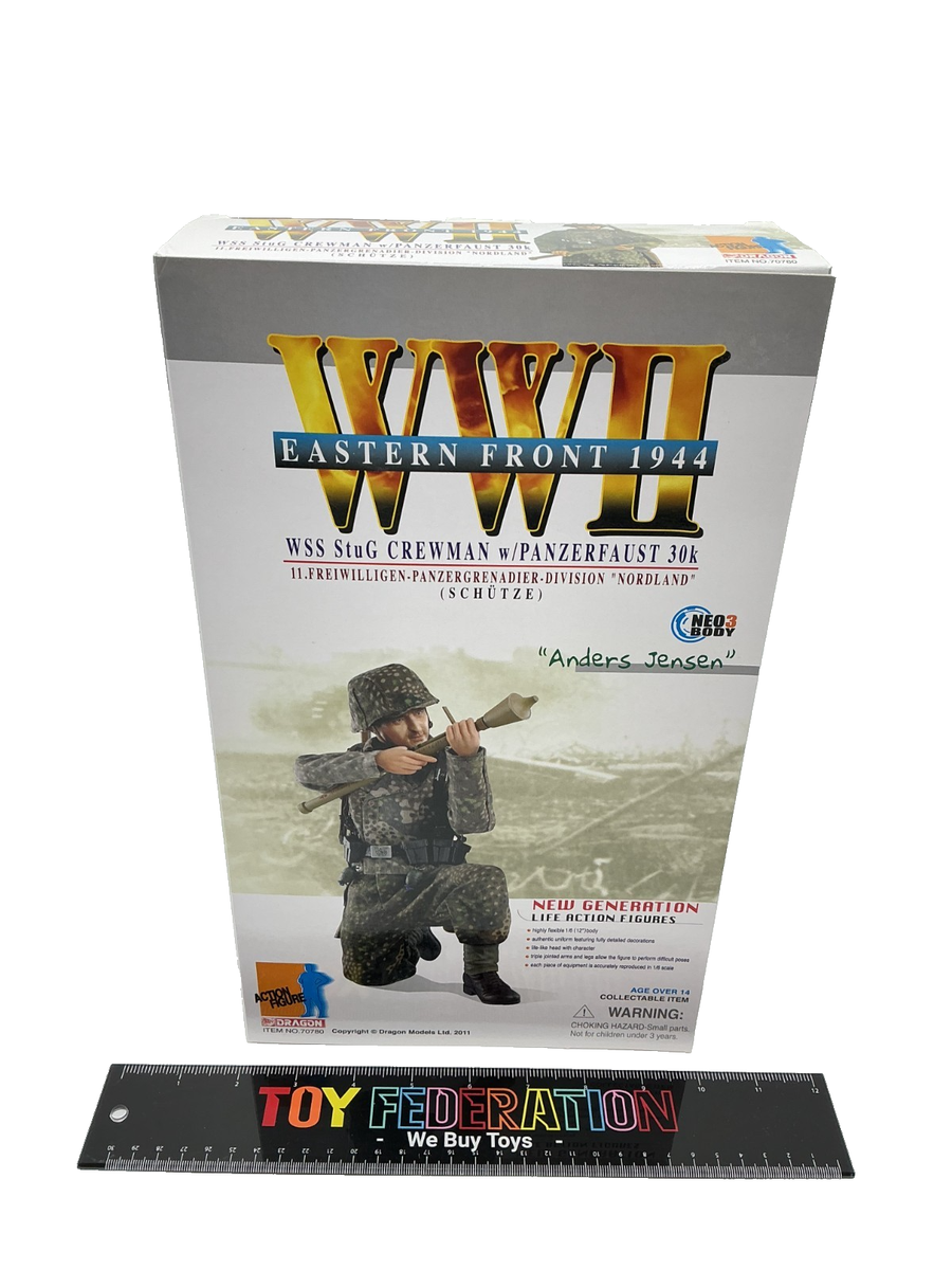 Dragon 1/6 WWII WSS StuG Crewman W/ Panzerfaust 30k ANDERS JENSEN