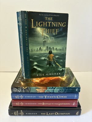 Rick Riordan Series Percy Jackson books 1-5 (070625)