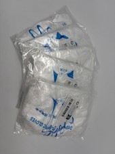 5 Pack Disposable Plastic Gloves Food Safe Clear Gloves