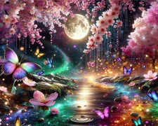 Paint by Numbers Kit for Adults – Landscape Adult Paint-By-Number on Canvas, DIY