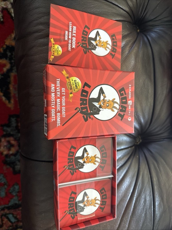 Goat Lords Family Strategic Card Game Gatwick Games Complete Box