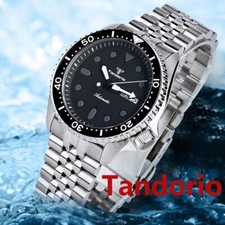 41mm Sapphire Glass Black Dial NH36A Automatic Men's Watch 200m Waterproof Date