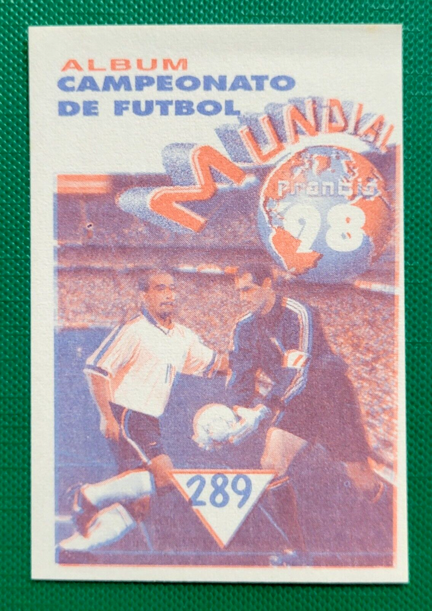 1998 Navarrete France World Cup FIFA Ax Sticker #289 FRANK DE BOER