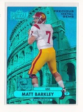 MATT BARKLEY 2013 FLEER RETRO '98 METAL UNIVERSE PRECIOUS METAL GEMS TEAL 35/50