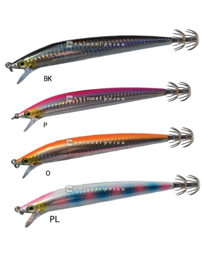 TOTANARA DTD GIRA CALAMARI 130 MM PESCA ARTIFICIALI CALAMARO FLUORESCENTE