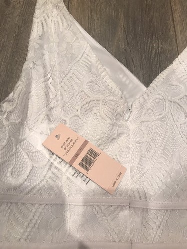 Brand New Nanette Lepore Optic White Endless Summer Lace Detailed Dress Size 12 - Picture 4 of 6