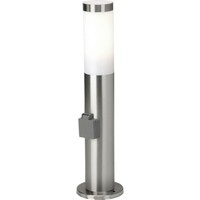 Brilliant AußEn Garten Sockel Wege Leuchte Lampe Edelstahl E27 Steckdose Strom