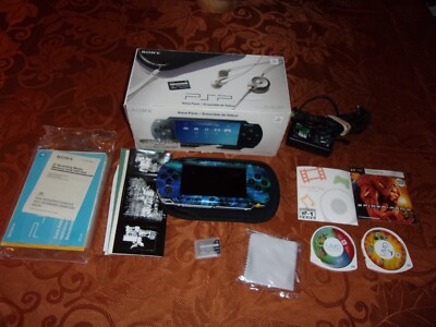 Sony PSP PLAYSTATION PORTABLE BLACK BUNDLE 1001