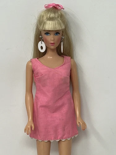 Vintage Barbie Doll Sears Outfit #1510 Glamour Group Pink Mini Dress