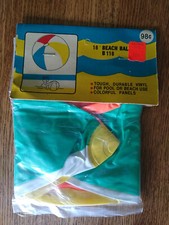 Vintage Beach Ball SCOTTY ROSS MERCHANDISE MART CHICAGO 16 Inches New  Sealed