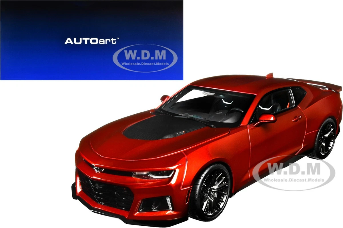 CHEVROLET CAMARO ZL1 GARNET RED TINTCOAT 1 18 MODEL CAR BY AUTOART