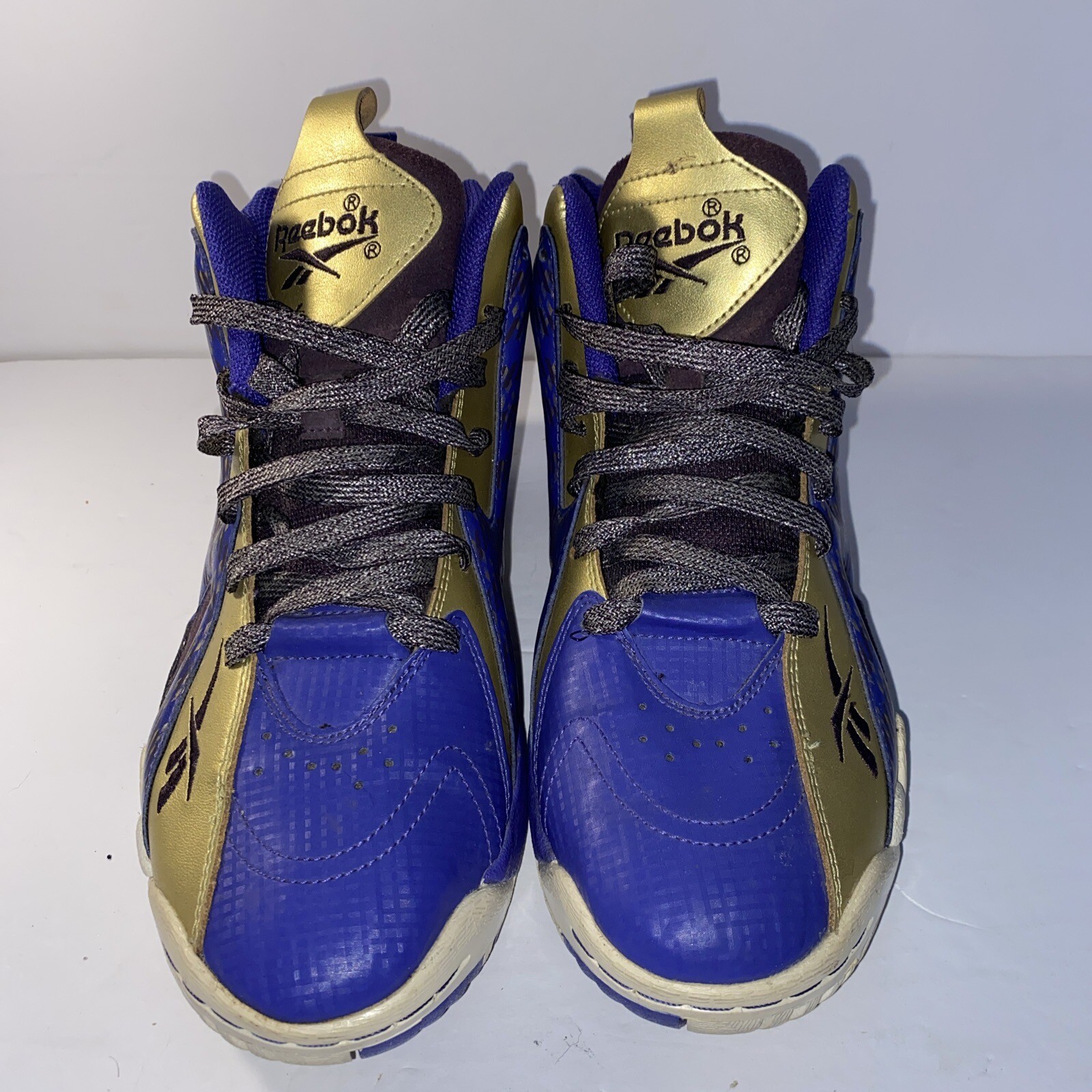 Reebok Kamikaze II Purple And Gold Sz 5 1/2