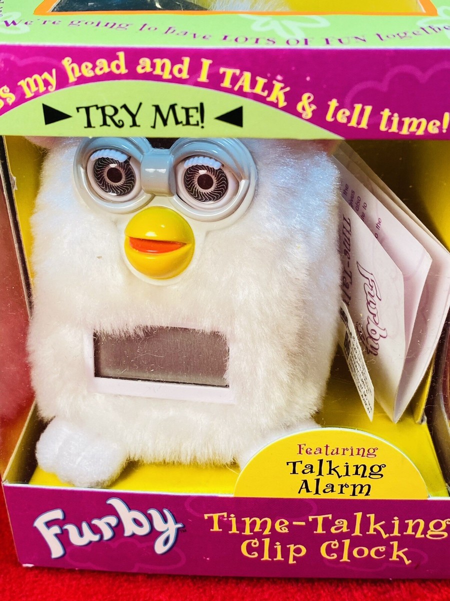 Furby ファービー ぬいぐるみ デジタルウォッチ 時計 新品未開封 当時物 Furby Time Talking Clip Clock 1999 | eBay