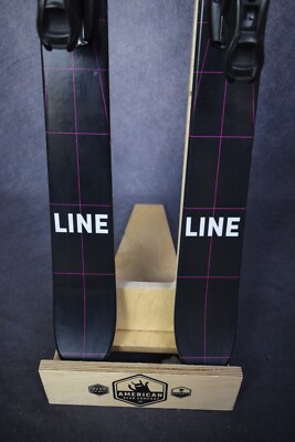 NEW LINE TOM WALLISCH SHORTY ROCKERS SKIS SIZE 149 CM WITH SALOMON