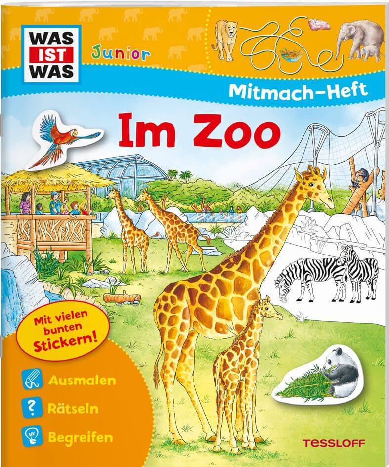 Tessloff Was Ist Was Junior Mitmach-heft Zoo