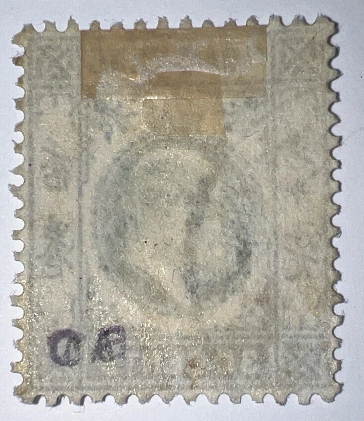 Travelstamps: 1904 Hong Kong Stamps KEVII 1904 30c used Ng Light Cancel Signed - Image 4 of 4