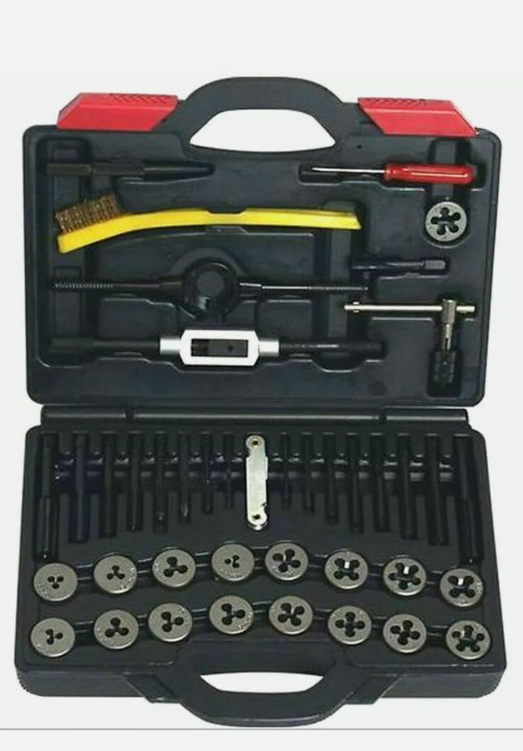 KIT FILIERE MASCHI 41pz GIRA INSERTI FILIERA MAURER MASCHIO GIRAMASCHIO VALIGGIA