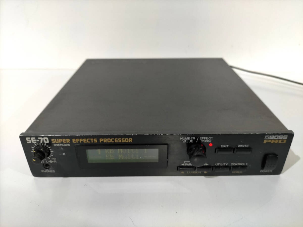BOSS SE-70 スーパエフェクトプロセッサー【ジャンク】 Boss SE-70 SE0 Multi Super Effects Processor for sale online