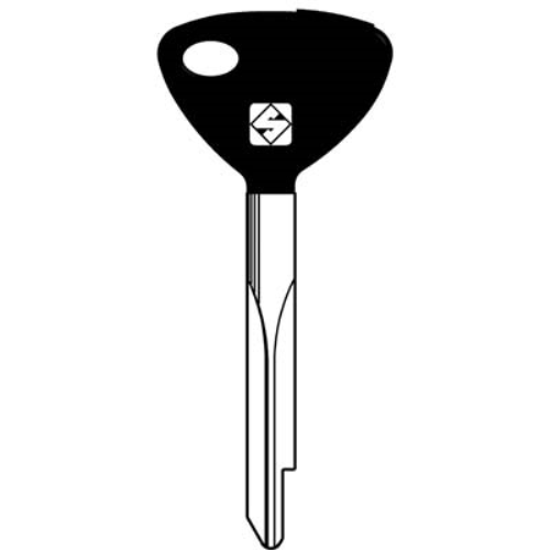 Chiave a croce fiam xf2p silca ottone nichelato (5 pezzi) Silca