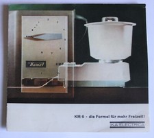 KM 6, die Formel für mehr Freizeit, komet, IKA ELECTRICA, Werbeprospekt, um 1964