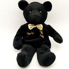 Vintage Elvis Stojko Ice Salvino's Bammer Brand Beanie Bear