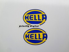 2x Hella Decals Stickers Lights Sponsor Off Road Racing Enduro Rally Pick Size