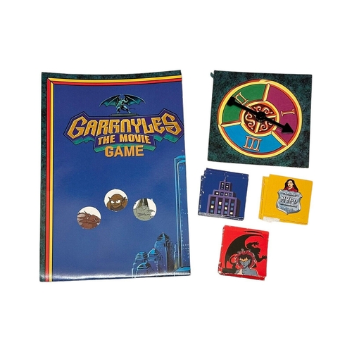 DISNEY GARGOYLES THE MOVIE HEROES AWAKEN VHS w/ INTERACTIVE VCR BOARD GAME 1994 - Picture 5 of 5