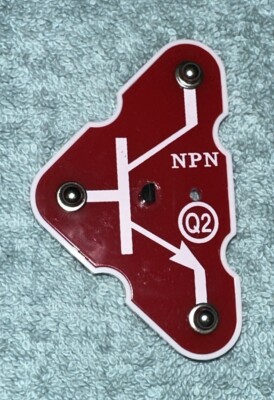 Elenco Snap Circuits Q2 NPN Replacement Part Red 3 Circuit Snap