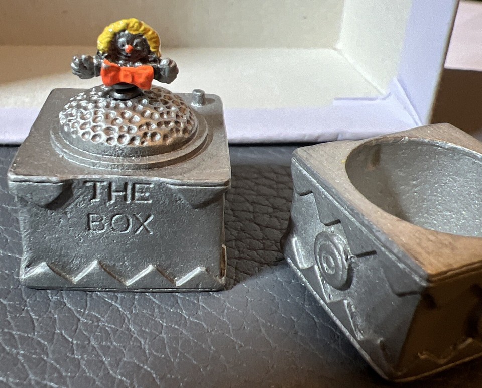 Vintage Pewter Thimbles Thimble Collector's Club Jack In The Box eBay