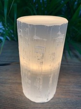 6  Selenite Lamp Selenite Cylinder Lamp Accent Crystal Lamp Gemstone Lamp.