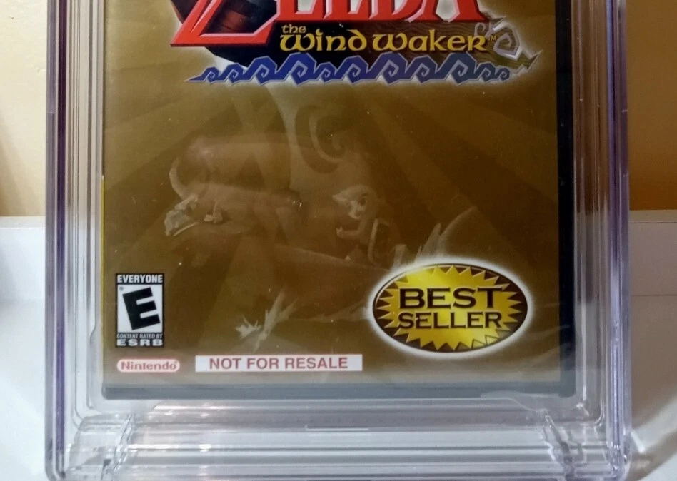 NOT FOR RESALE Zelda Wind Waker CGC 9.2 A+ Nintendo Gamecube 2004 NFR WATA RARE! - Image 4 of 4